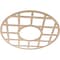 Ekena Millwork O'Neal Wood Fretwork Pierced Ceiling Medallion, Alder, 40"OD x 14 1/2"ID x 1/4"T CMWP40X40X0250ONAL - alternate 2